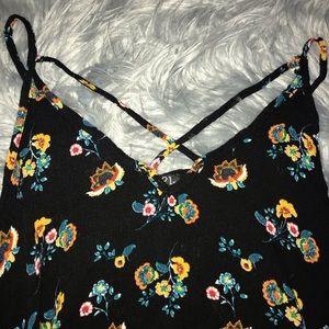 Flower print sundress